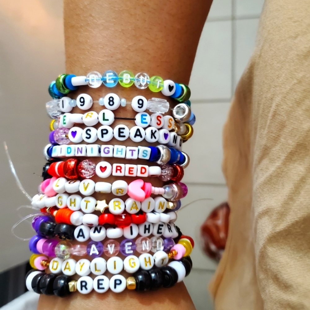 Set of 5 Taylor Swift Eras Tour Friendship Bracelets Keepsake